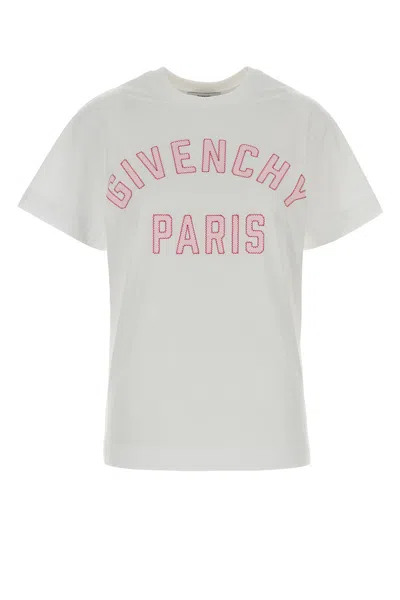 Givenchy Logo Print T-shirt In White