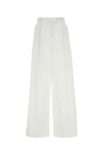 GIVENCHY WHITE TAILORED TROUSERS