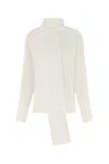 Givenchy White Crepe Blouse
