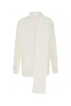 Givenchy White Crepe Blouse In White