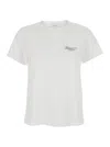 Givenchy White Crew Neck T-shirt With Logo On Front And Back In Cotton Woman In White