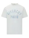 Givenchy Short Sleeve Crethestanesedew Neck T-shirt In White