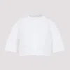 Givenchy Short-sleeved Cropped Shirt In White