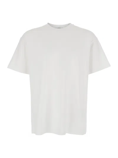 GIVENCHY GIVENCHY MEN WHITE CREWNECK T-SHIRT WITH LOGO LETTERING ON THE REAR IN COTTON MAN