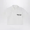 Givenchy White Cropped Shirt In Cotton
