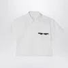 Givenchy White Cropped Shirt In Cotton In White