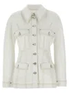 Givenchy Denim Buttoned Jacket In White