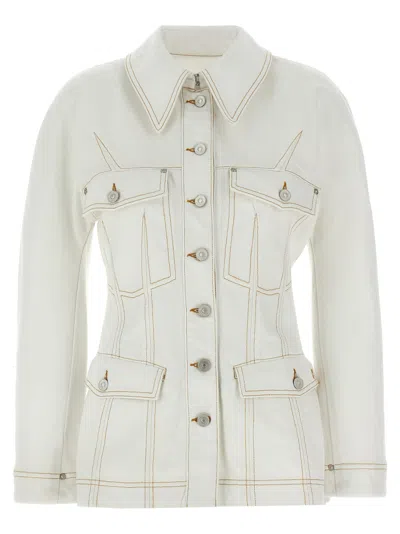 GIVENCHY WHITE DENIM JACKET