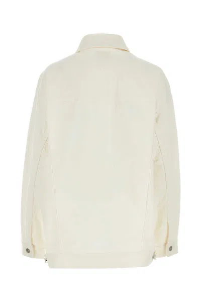Givenchy White Denim Oversize Jacket