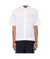 Givenchy White Dripping Embroidery Shirt In White