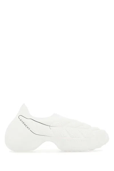 GIVENCHY WHITE FABRIC TK-360 SLIP ON SNEAKERS