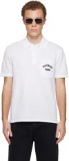 Givenchy Polo Shirt With Short Sleeves And Chest Pocket In White