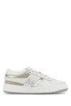 Givenchy G Move Sneakers In Mixed Leathers In White