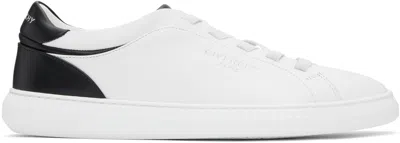 Givenchy White G Set Sneakers In 116-white/black