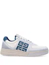 Givenchy G4 Sneakers In Gradient Leather And Canvas In White