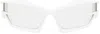 Givenchy White Giv Cut Sunglasses In 21c White/smoke