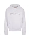 GIVENCHY WHITE GIVENCHY HOODIE WITH PRINT