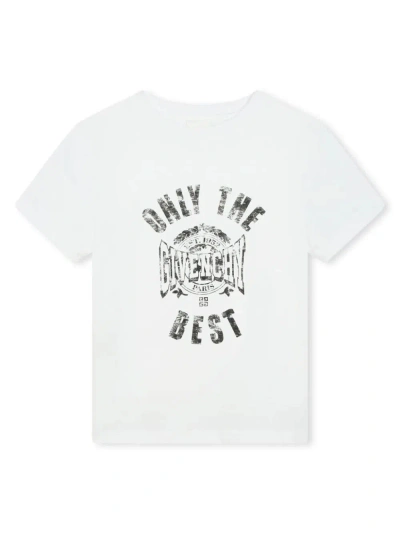 Givenchy Kids' White  Only The Best T-shirt