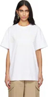 Givenchy White ' Paris' Boxy Fit T-shirt In White