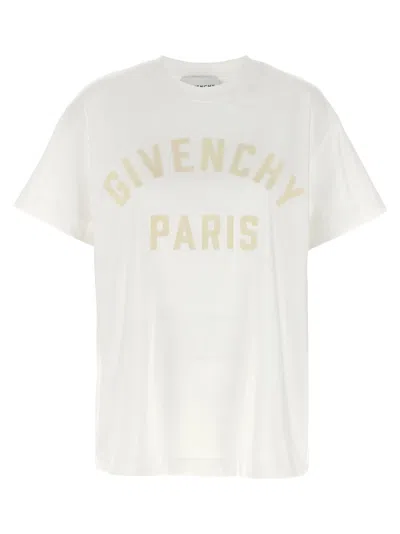 GIVENCHY WOMEN WHITE GIVENCHY PARIS T-SHIRT, XS LUXURY T-SHIRTS FOR WOMEN DARVEYS