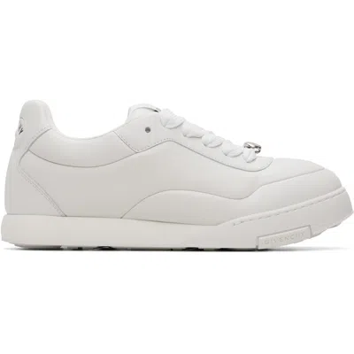 Givenchy White ' Puffy Yard' Leather Sneakers