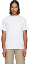 Givenchy Men White Crew Neck T-shirt With Logo On Front And Back In Cotton Man In White