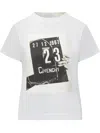 Givenchy White Graphic Crew Neck T-shirt In White