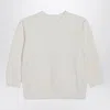 Givenchy White Jumper With 4 G Inlay