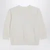 Givenchy White Jumper With 4 G Inlay In White