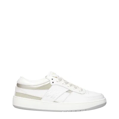 GIVENCHY WHITE LEATHER LOW TOP SNEAKERS