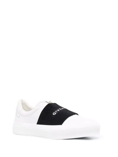 GIVENCHY GIVENCHY WHITE LEATHER NEW CITY SLIP ONS
