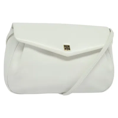 Pre-owned Givenchy White Leather Shoulder Bag ()