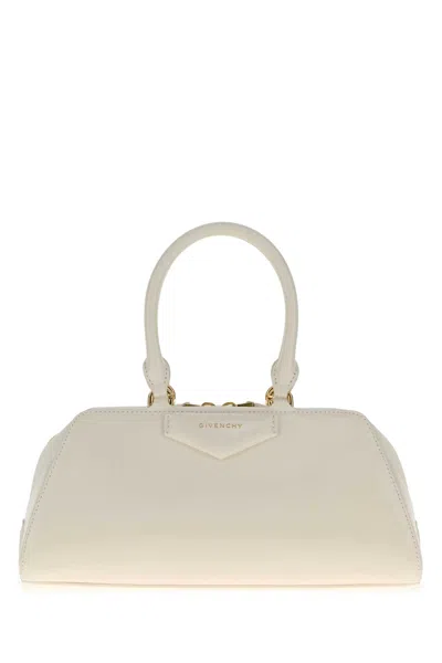 Givenchy White Leather Small Antigona Handbag