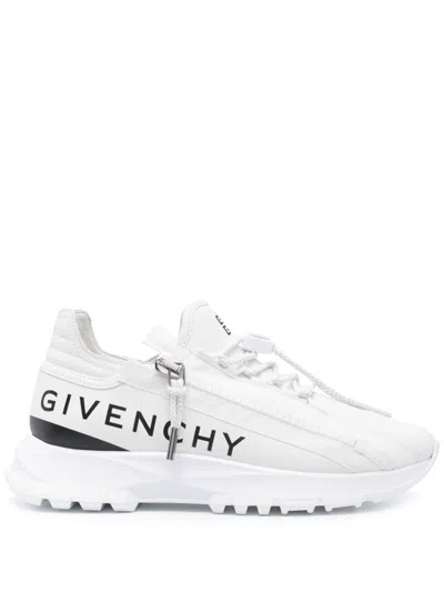 GIVENCHY WHITE LEATHER SNEAKERS FOR WOMEN