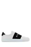 Givenchy Slip-on Sneakers With Black Band Logo Detail In White