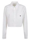 Givenchy Cropped Mini Shirt In White