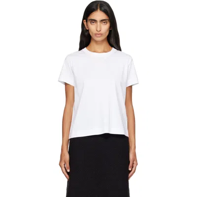 Givenchy White Logo Crewneck T-shirt