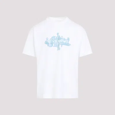 Givenchy White Logo-print Cotton T-shirt