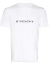 Givenchy Reverse Logo T Shirt In White