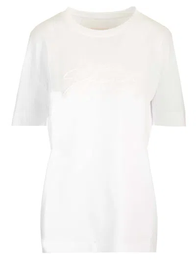 Givenchy White Logo T-shirt Shirts White