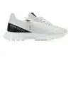 Givenchy Men Spectre Runner Leather Sneakers With 4g Side Zip Detail In Multi