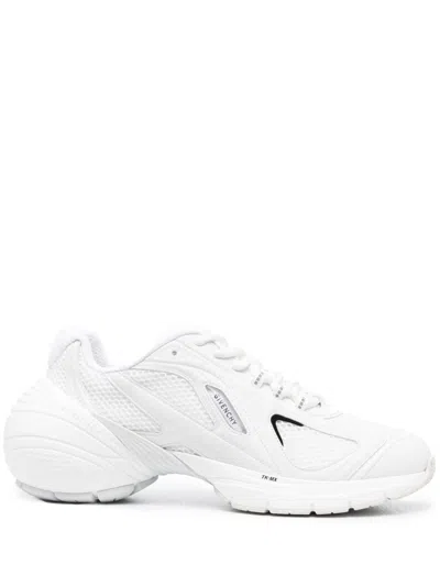 Givenchy White Mesh And Synthetic Leather Tk-mx Sneakers In Ivory