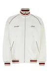 Givenchy White Nylon Bomber Jacket