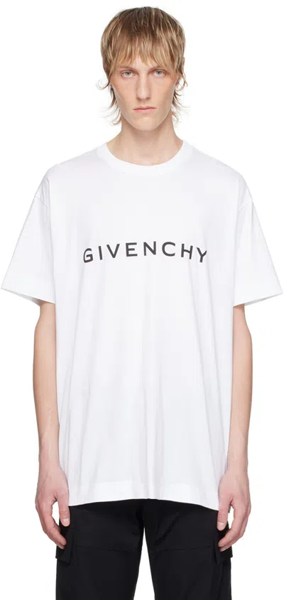 GIVENCHY WHITE OVERSIZED FIT T-SHIRT