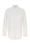 Givenchy Oxford Shirt With Button-down Collar And Pocket In White