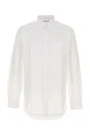 Givenchy Oxford Shirt With Button-down Collar And Pocket In White