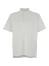 Givenchy White Polo Shirt With Logo Embroidery On The Front In Cotton Man In White