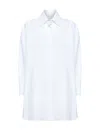 Givenchy Buttoned Asymmetric Shirt In White