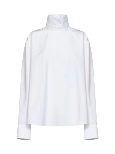 Givenchy White Poplin Back-to-front Shirt In Red