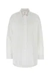 Givenchy Camicia Oversize In Popeline Bianco  Donna In White